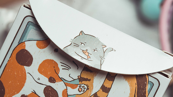 Liquid Cat Playing Cards by 808 Magic and Bacon Playing Card