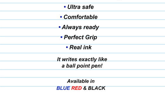 PEN WRITER Black (Gimmicks and Online Instructions) by Vernet Magic
