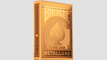  Bicycle Metalluxe Orange Playing Cards by US Playing Card Co.