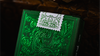 Emerald Wonder (Green Gilded) Playing Cards