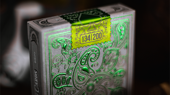 Emerald Wonder (Silver Gilded) Playing Cards