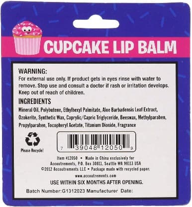 Cupcake Lip Balm by Archie McPhee