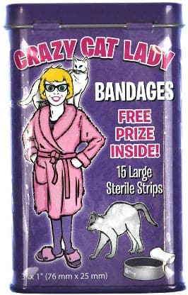 Crazy Cat Lady Bandages by Archie McPhee