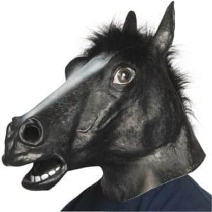 Black Horse Mask by Loftus