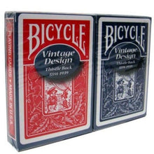  Bicycle Vintage Design Thistle Red Back Playing Cards