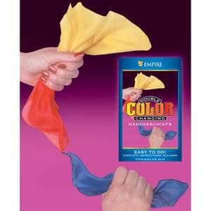 Double Color Changing Handkerchiefs by Empire Magic