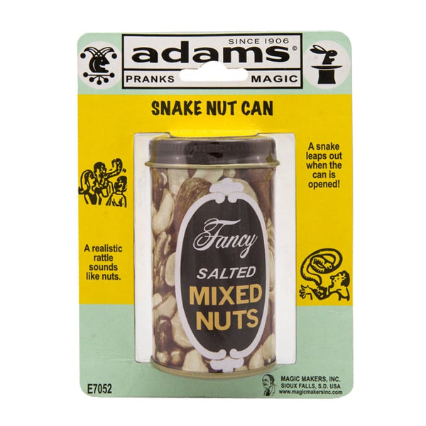 Snake in a Nut Can Prank Adams Original