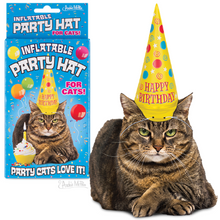  Inflatable Party Hat for Cats by Archie McPhee