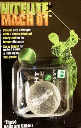 NiteLite Mach 01 Trick Golf Ball