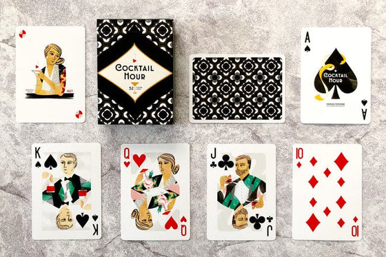 Cocktail Hour Playing Cards by Sarah Ferone