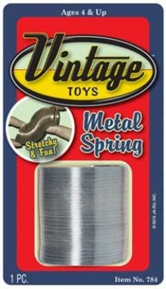 Vintage Toys Metal Spring Slinky by Ja-Ru