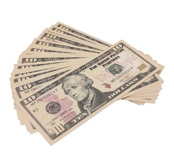 Full Print New Series Prop Money (10 Bills)