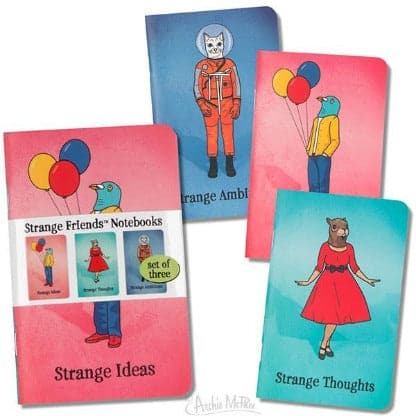 Strange Friends Notebooks by Archie McPhee