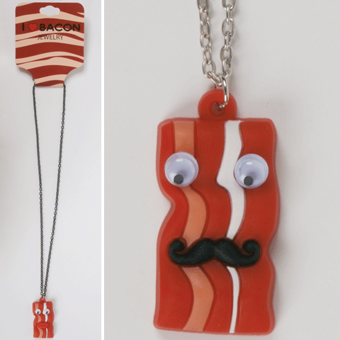 Bacon Googly Eye Necklace by Loftus