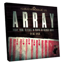  Array, Gimmick and DVD by Baz Taylor and Alakazam Magic