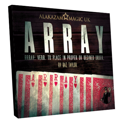 Array, Gimmick and DVD by Baz Taylor and Alakazam Magic