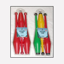  Juggling Set (3 Undecorated Clubs and DVD) - Assorted Colors by Zyko - Trick