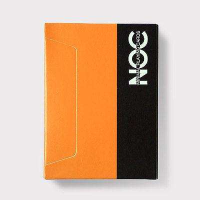 NOC Orange Minimal Playing Cards