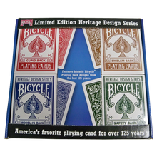  Bicycle Heritage Playing Cards (4 Deck Set) by USPCC
