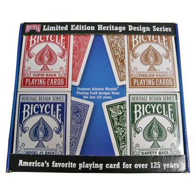Bicycle Heritage Playing Cards (4 Deck Set) by USPCC