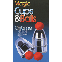  Chrome Cups & Balls (plastic) by Loftus Magic - Trick