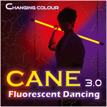  Color Changing Cane 3.0 Fluorescent Dancing (Professional two color) by Jeff Lee - Trick
