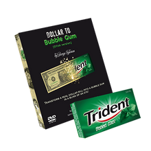  Dollar to Bubble Gum (Trident) by Twister Magic - Trick