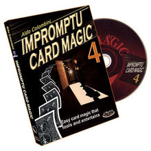  Impromptu Card Magic Volume #4 by Aldo Colombini - DVD