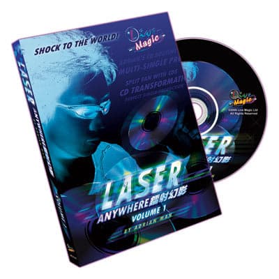 Laser Anywhere Vol 1 by Adrian Man DVD (Open Box)