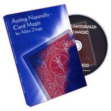  Acting - Naturally (Card Magic) by Allen Zingg - DVD
