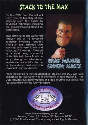 Stack To The Max - Impossible Dice Stacking by Brad Manuel - DVD