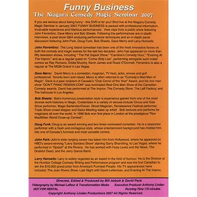 Funny Business - Niagara Comedy Magic Seminar 2007 by David Peck and Anthony Lindan (Open Box)
