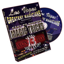  Easy to Master Magic Tricks by Las Vegas Greatest Magicians - DVD