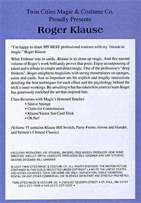 The Greater Magic Video Library Volume 12 - Roger Klause - DVD