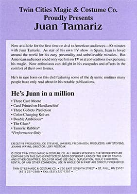 The Greater Magic Video Library Volume 41-Juan Tamariz - DVD
