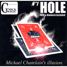  Hole (RED)(DVD and Gimmick) by Mickael Chatelain - DVD