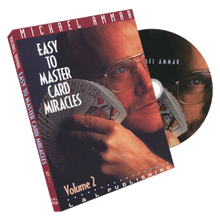  Easy to Master Card Miracles Volume 2 (DVD and Gimmicks) by Michael Ammar - DVD