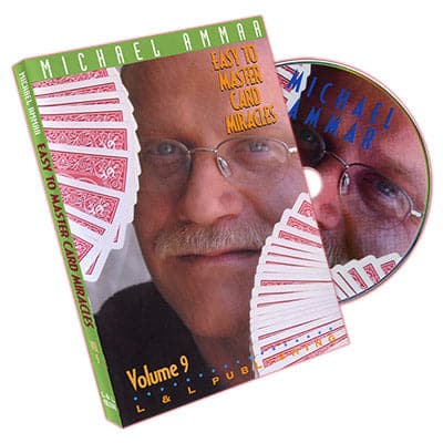 Easy to Master Card Miracles Volume 9 by Michael Ammar (Open Box)