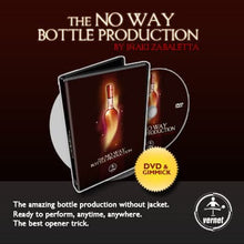  THE NO WAY BOTTLE PRODUCTION by Iñaki Zabaletta and Vernet Magic DVD (Open Box)