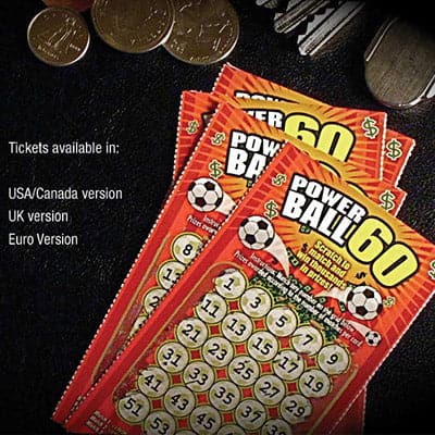 Powerball 60 (DVD, Gimmick, US Lotto) by Richard Sanders and Bill Abbott