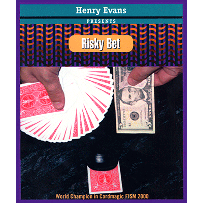 Risky Bet (Blue) (US Currency, Gimmick and VCD) by Henry Evans