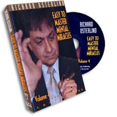 Easy to Master Mental Miracles #4 by Richard Osterlind and L&L DVD (Open Box)