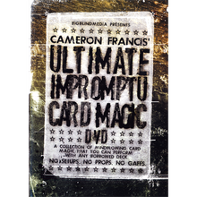  Ultimate Impromptu Card Magic by Cameron Francis and Big Blind Media DVD (Open Box)