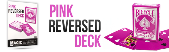 Reversed Back Bicycle Deck - Pink