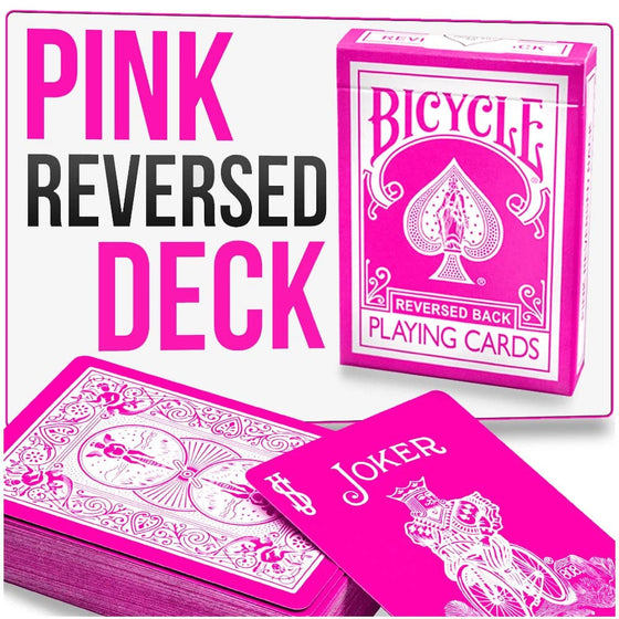 Reversed Back Bicycle Deck - Pink