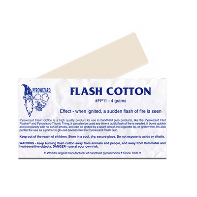 Theatre Effects Pyrowizard??Flash Cotton - 4 grams