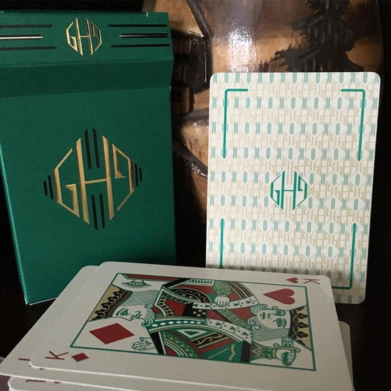 Guy Hollingworth V1 Green Playing Cards by Dan and Dave