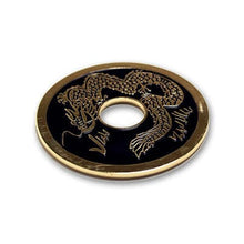  Chinese Coin (Black - Ike Dollar Size) by Royal Magic