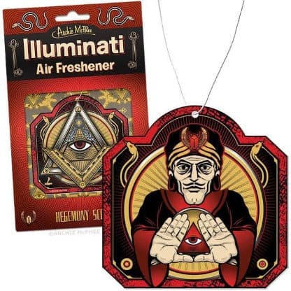Illuminati Air Freshener by Archie McPhee