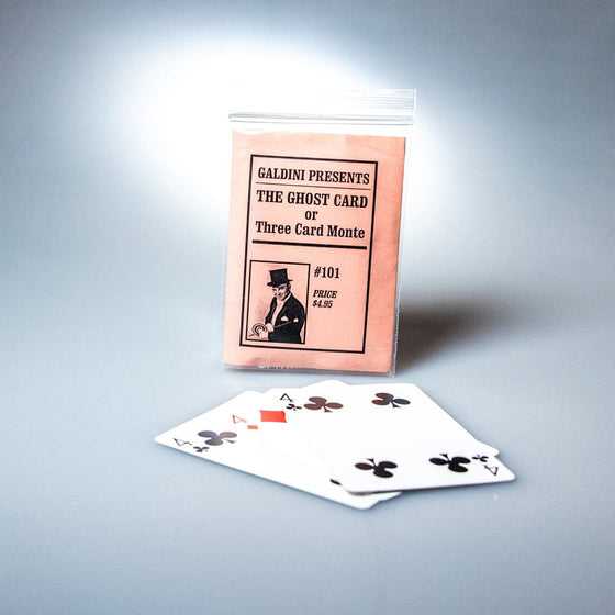 The Ghost Card or Three Card Monte by Lonnie Galdini